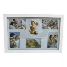 Quadro Painel Multifotos 8 Foto 10x15 Paspatur Branco Moldura Acetato Parede Criativo