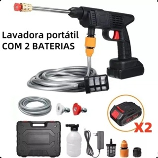 Lavadora Alta Pressão Portátil Com 2 Baterias 48v Regador Lava-jato em Oferta na Shopee