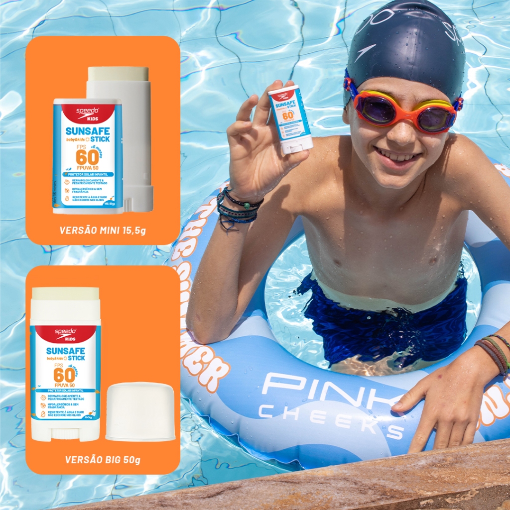 Protetor Solar Infantil SUNSAFE Baby & Kids 50g em Oferta na Shopee