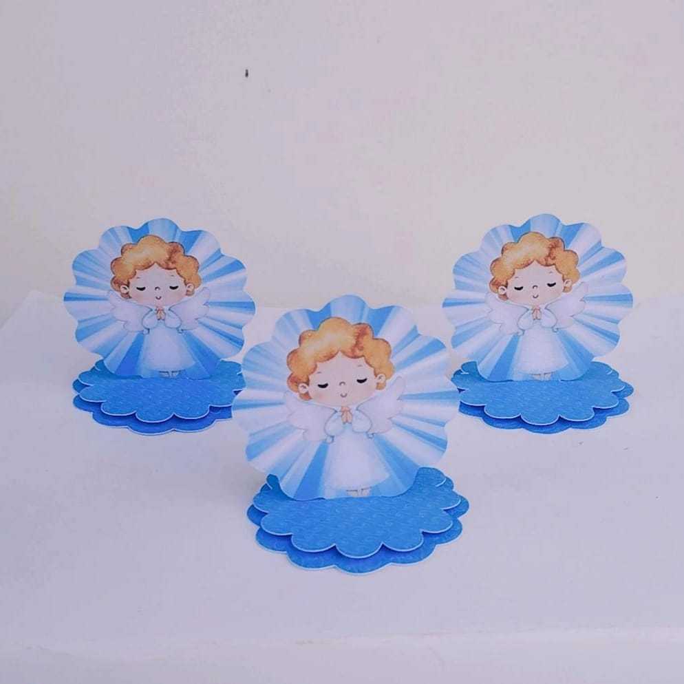 Kit Aplique 3D, 10, 20, 30 ou 40 und. Tag BATIZADO Personalizada | Lembrancinhas | Festa infantil | Aniversário