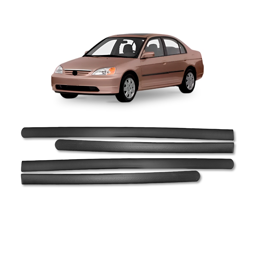 Friso Lateral Civic 2001 2002 2003 2004 em Oferta na Shopee