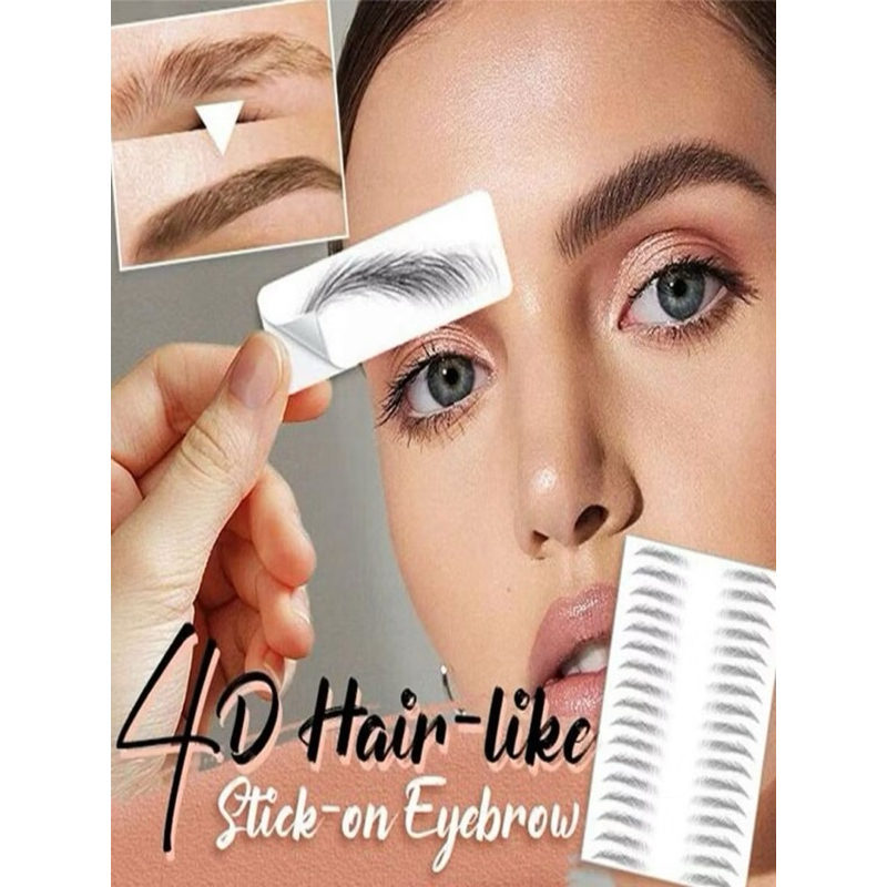 Adesivos/Tatuagem Adesiva 3D para Sobrancelhas – À Prova d'Água e de Longa Duração