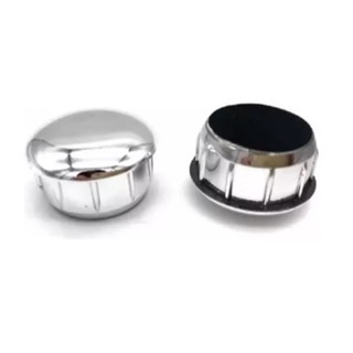 Tampa Ponteira plástica Cromada P/ Tubo Cabideiro Redondo 08 Peças em Oferta na Shopee