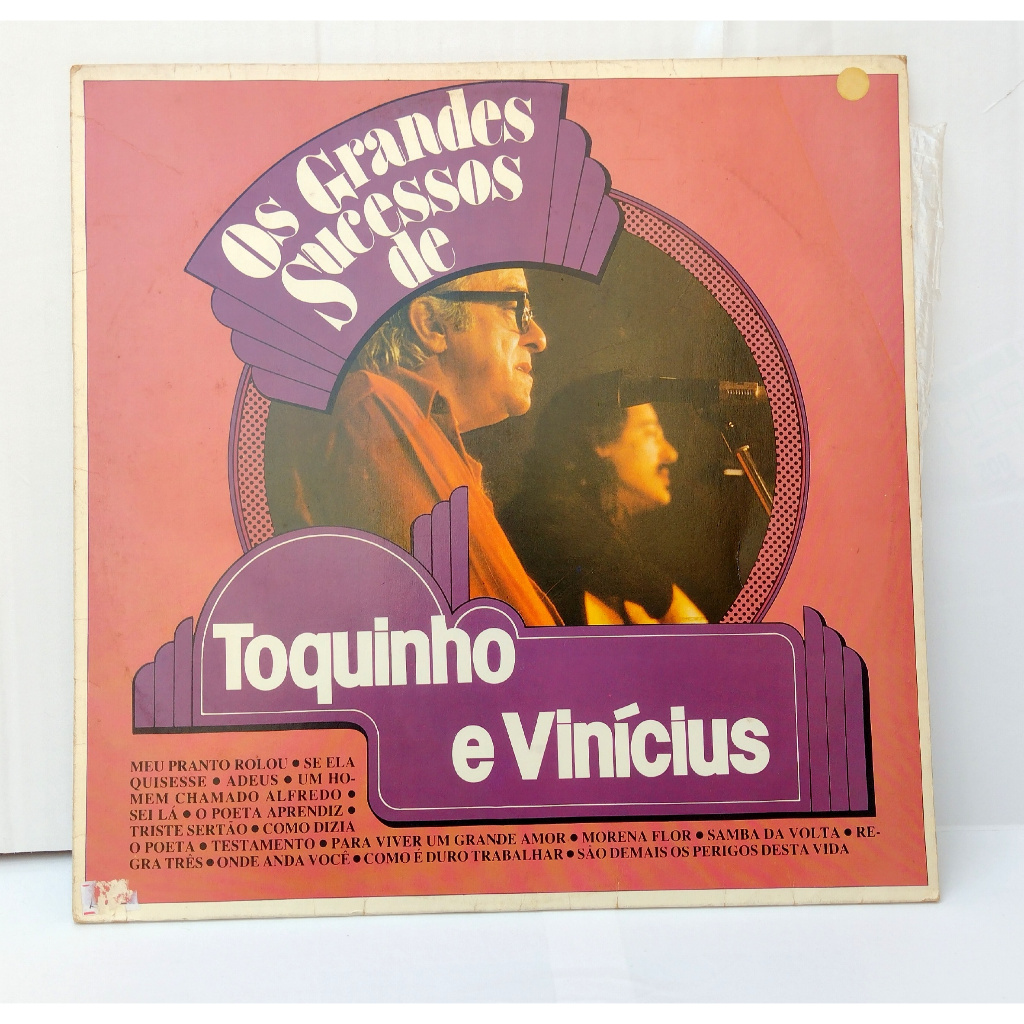 LP Vinil - Os Grandes Sucessos de Toquinho e Vinícius