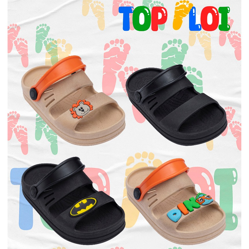 Sandália Papete  Infantil Confortável Leve Personagens Meninos em Oferta na Shopee