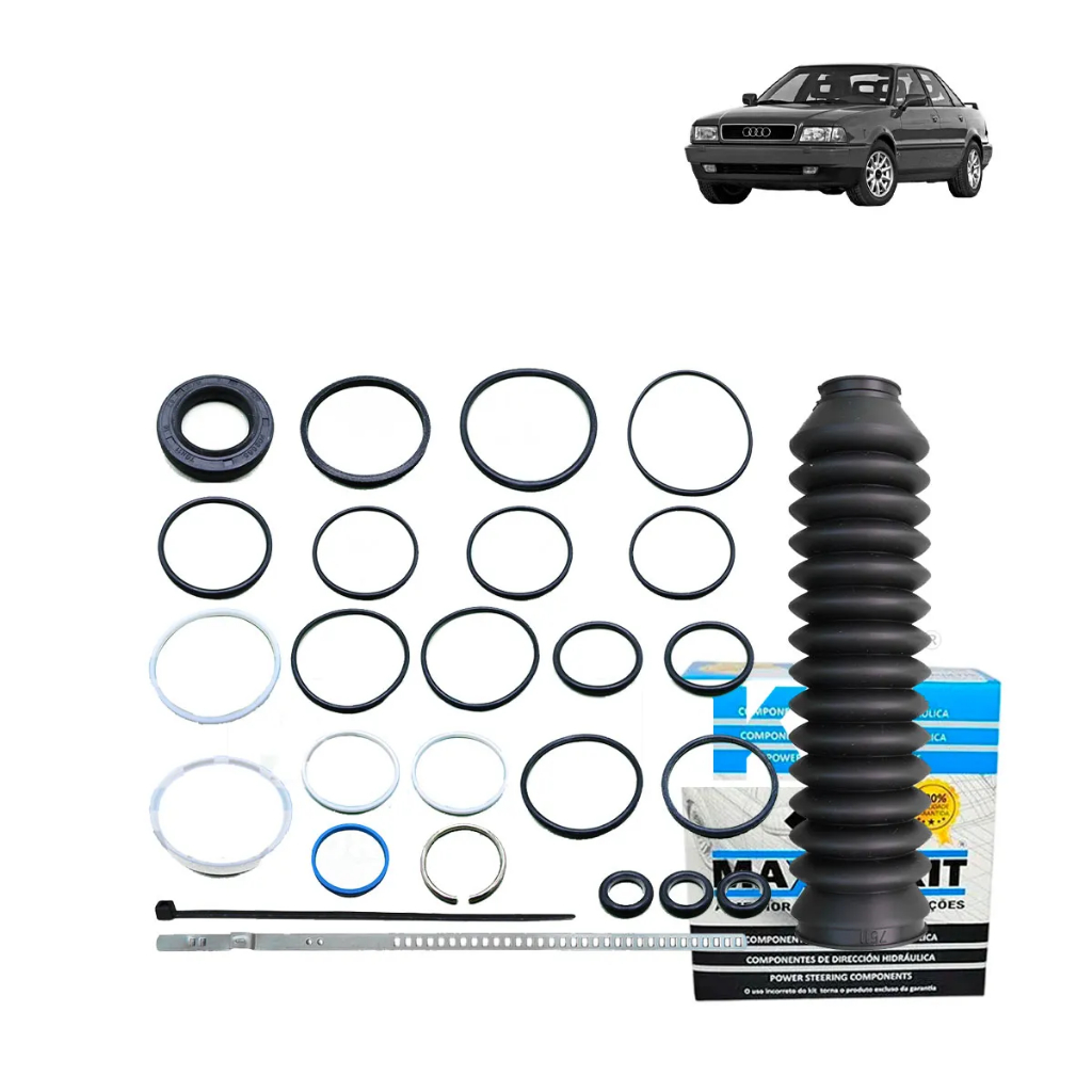 Reparo Caixa de Direção Hidraulica Audi A80 / A90 / A100 / FIXAÇÃO DOS BRAÇOS NAS EXTREMIDADES