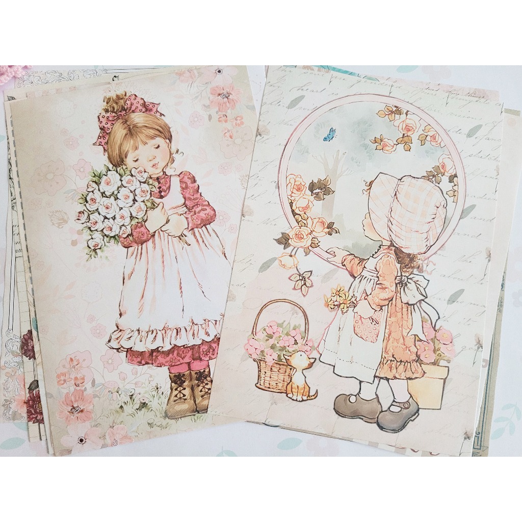 Papéis de Carta - Sarah Kay coleção completa - Papel Decorado para anotações colecionar  - papel de carta, papel anos 80 em Oferta na Shopee