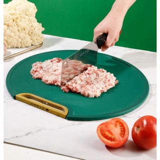 Novo estilo Tabua Verde Redonda Anti Derrapante Placa De Corte À Prova De Mofo TOP VIDA em Oferta na Shopee