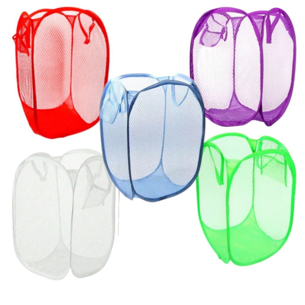 Cesto Organizador Roupa Brinquedos Telado Dobravel Coloridos