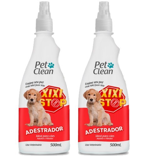 Kit Xixi Stop Xixi Não Adestrador Canino Pet Clean 500 mL