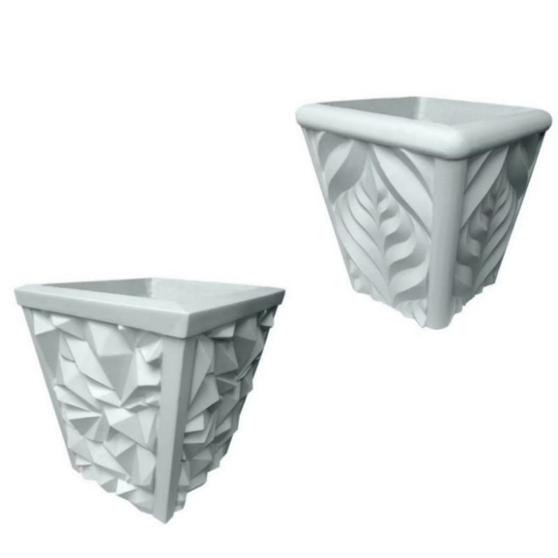 Moldes de vasos de gesso 3d Kit 2 Formas em Oferta na Shopee