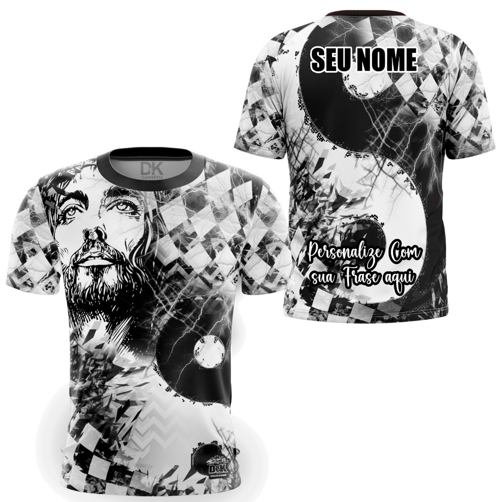 Camisa Camiseta de quebrada Jesus Town tony country com seu nome e frase personalizada