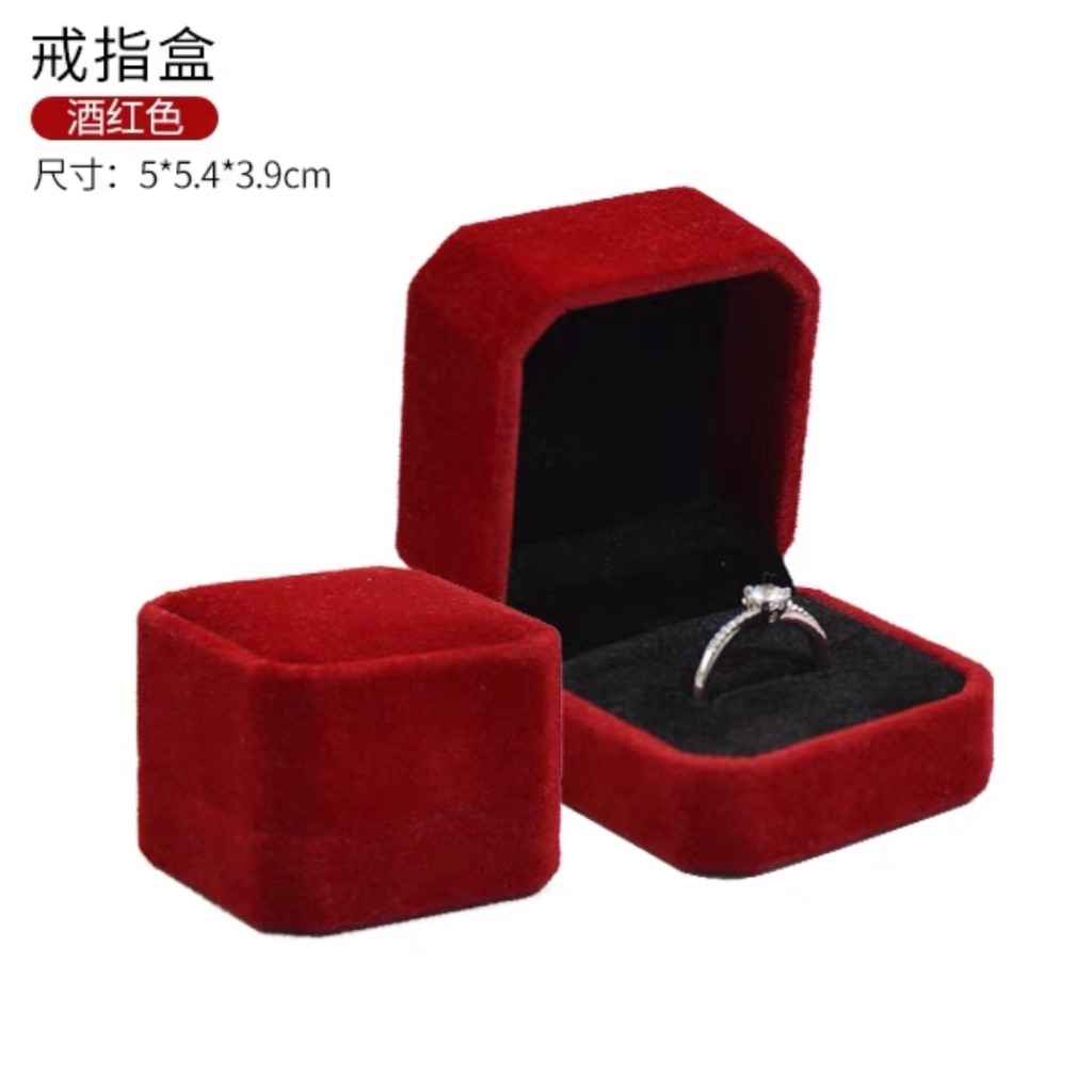 Kit 36 peças/Caixinha De Veludo Estojo Porta Joias Presente