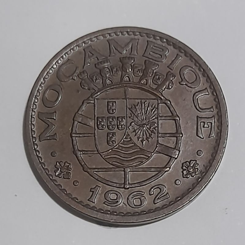 Moeda Moçambique 🇲🇿 1 centavos 1962 colônia Portuguesa