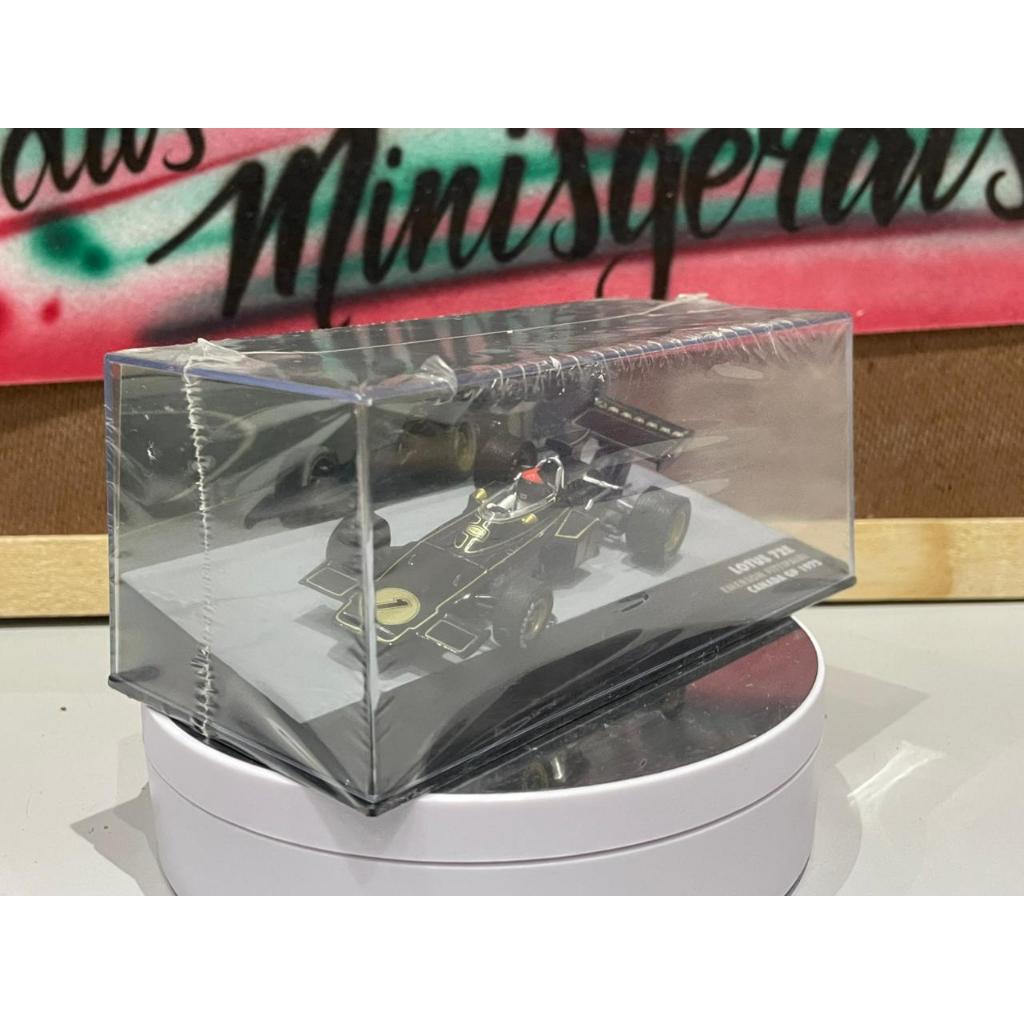 Miniatura Lotus 72E-Emerson Fittipaldi Canada GP 1973 Lendas Brasileiras do Automobilismo