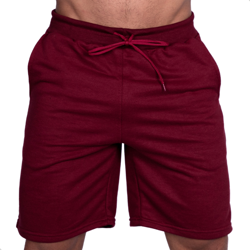 Bermuda Short de Moletom Leve Masculina Com Elástico e Cordão Academia Treino Casual Básica em Oferta na Shopee