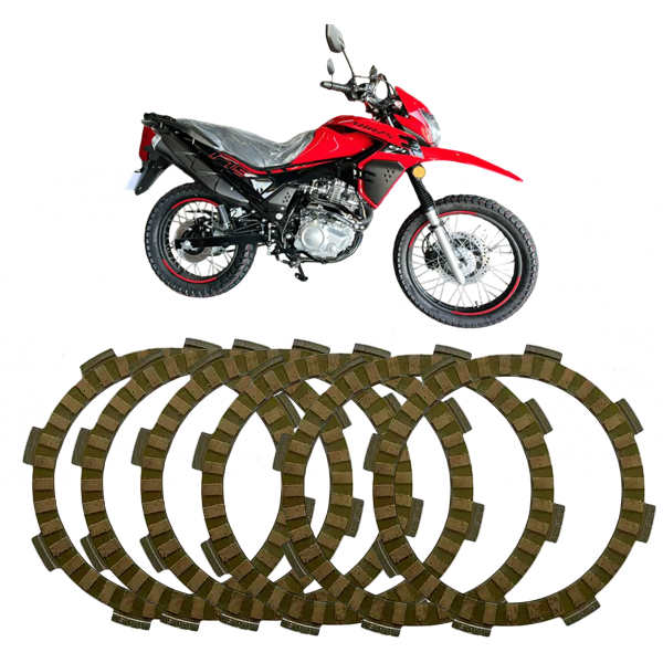 Disco De Embreagem Shineray Shi175 Shi 175 Efi 6 Discos em Oferta na Shopee