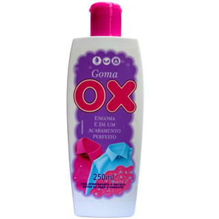 ENGOMADOR DE TECIDOS GOMA OX ® 250 ML em Oferta na Shopee