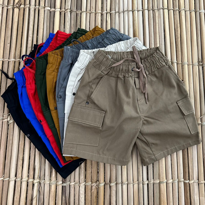 BERMUDA MENINOS INFANTIL DE SARJA GARGO KIDS INFANTIL MAURICINHO