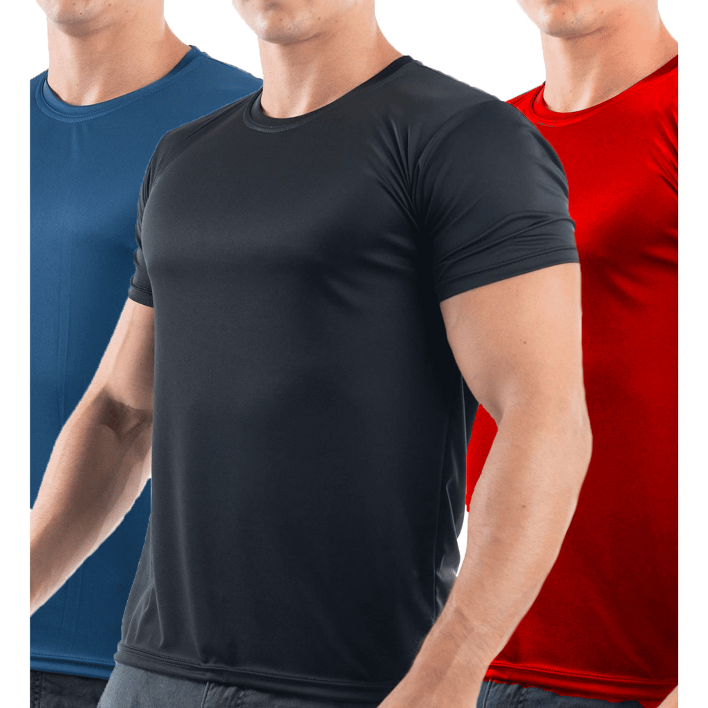Camiseta Masculina Malha Fria Academia Treino Fitness Caminhada Corrida Esportes Verão Plus Size
