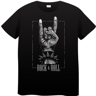 Camisa, Camiseta, Rock and Roll, Envio Rápido, 100 % Algodão em Oferta na Shopee