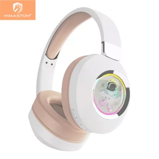 H'maston SN-25 Headset Fone Bluetooth Sem Fio Com Luz Ambiente Mic em Oferta na Shopee