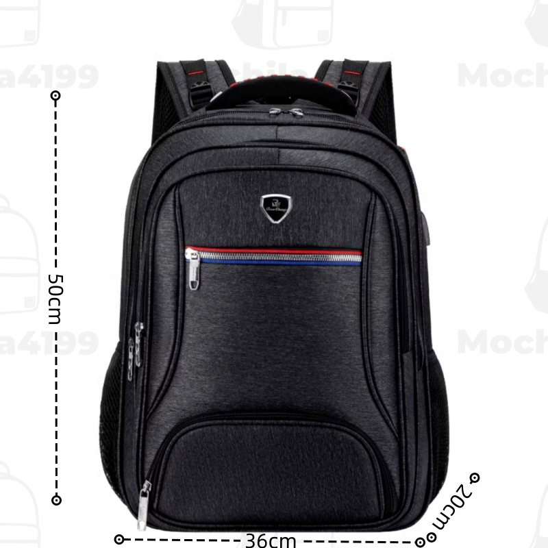 Mochila escolar Mochila executiva impermeável Mochila para laptop reforçada para homens 2991