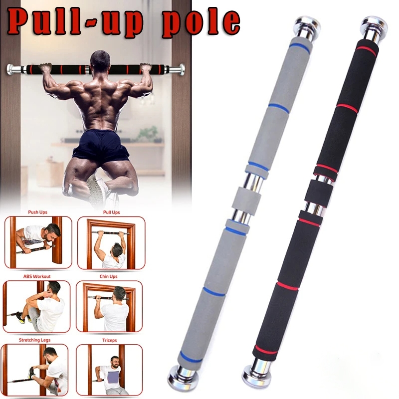 Barra de Flexão para Porta Exercícios Treino Regulável 60 a 100Cm Fixa