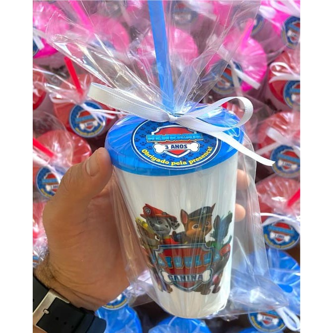 50 Saquinho Para Copos Twister Long Drink Balde De Pipoca Xícaras Canecas Saco Plástico transparente em Oferta na Shopee