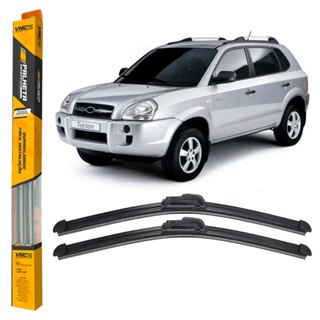 Par de Palhetas para Limpador de Parabrisa Dianteiro para Hyundai Tucson 2005 Até 2016 em Oferta na Shopee