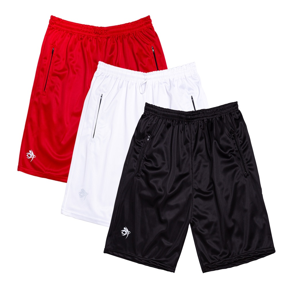 3 Bermuda Short Dry Fit Refletivo Com Zíper Masculina Casual- Treino- Esportes- Exercícios- Corrida em Oferta na Shopee
