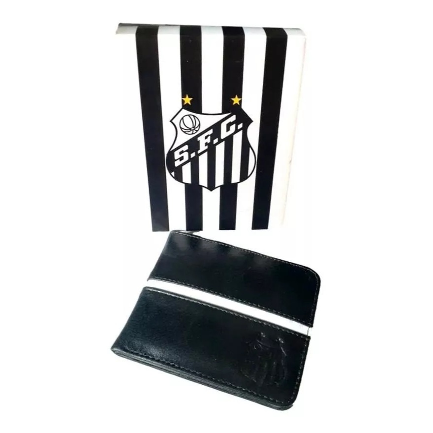 Mini Carteira Masculina Santos Couro Legitimo Original-time