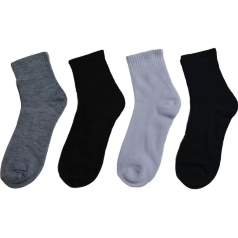 Kit 6 Pares Meia Masculina Cano Médio Confortável