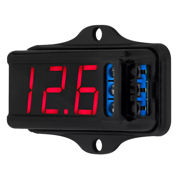 Voltimetro Digital Taramps Vtr 1000 Som Automotivo MAIS PRECISO DO MERCADO Carro 12v Fácil Instalação