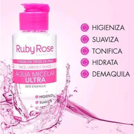 Água Micelar Ultra HB 300 - Ruby Rose 120ml