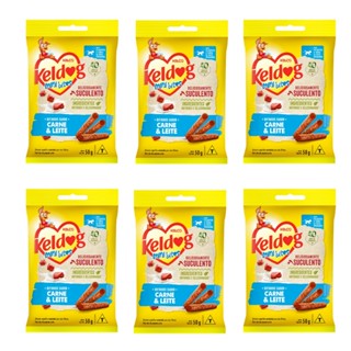 Kelco KIT Keldog Bifinho Mini Bites Carne e Leite 50g - 6 Unidades em Oferta na Shopee