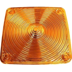 Lente Pisca Dianteira Caminhão Mb Quadrado Todos - Amarelo Gf0041am
