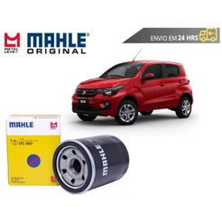Filtro de Óleo Fiat Mobi 1.0 8v de 2016 a 2024 Original Mahle Metal Leve