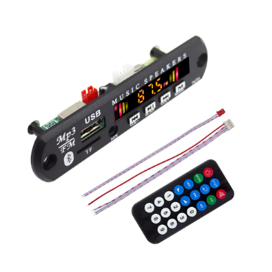 12V MP3 Player Decodificador Placa Bluetooth 5.0 USB TF Rádio Módulo AUX Kit Carro Sem Fio MP3 Music Player