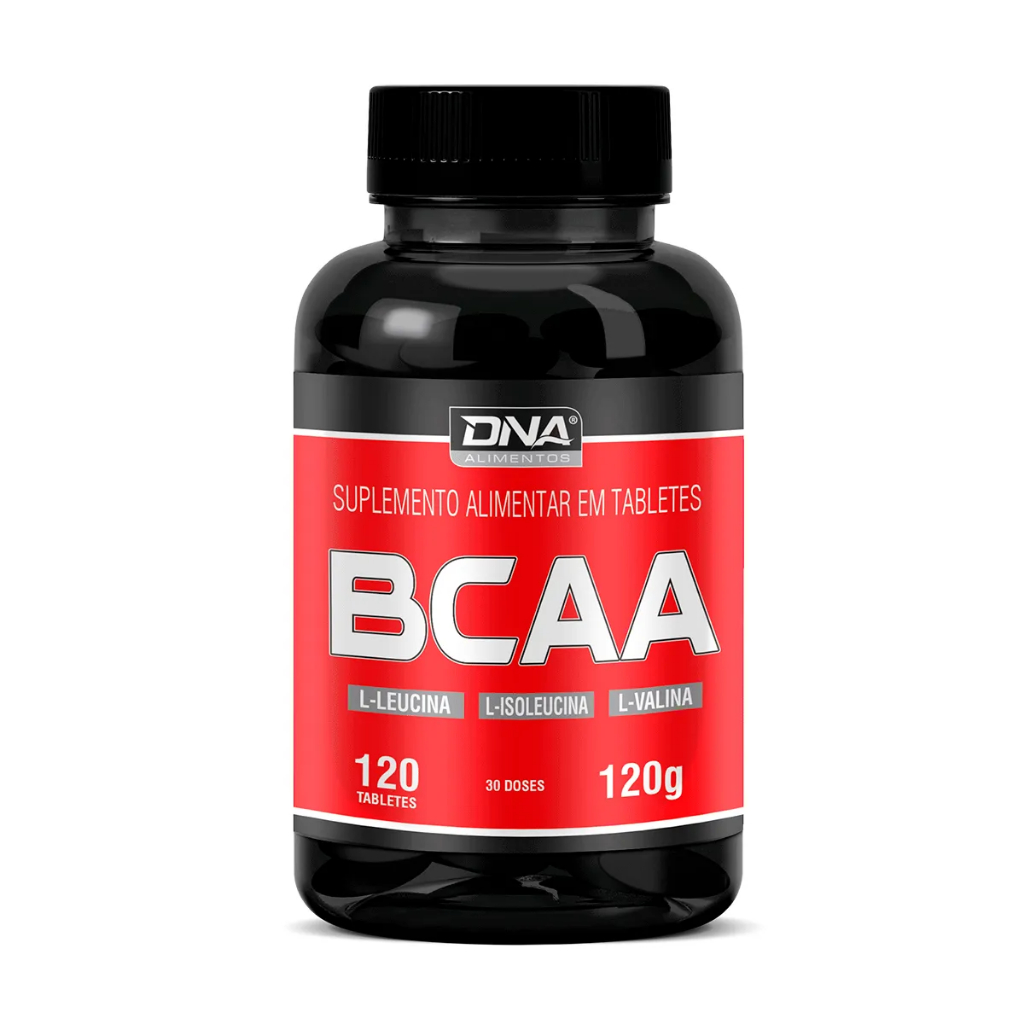 BCAA 120 Tabletes 120g - Dna Suplementos
