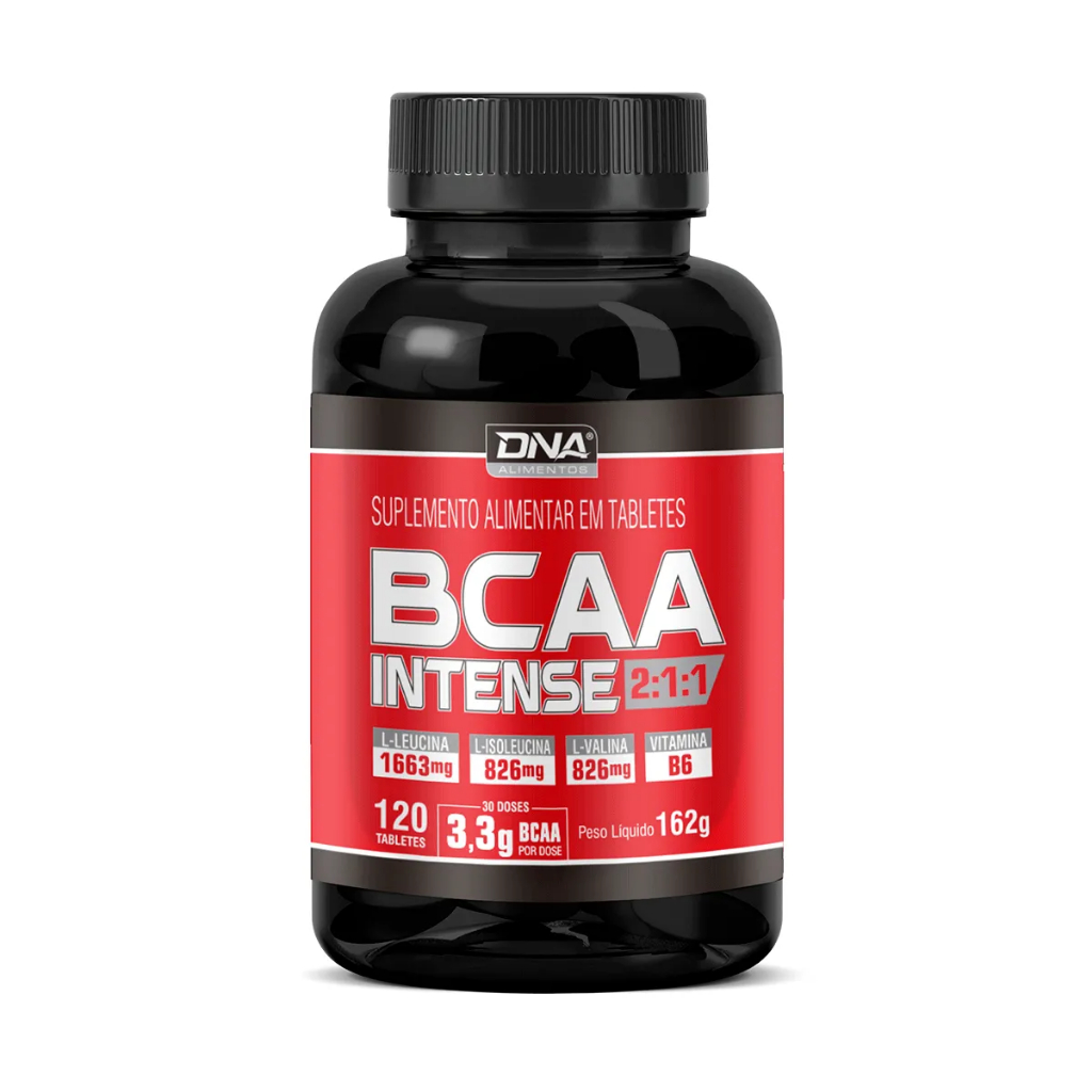 BCAA Intense 120 Tabletes - Dna Suplementos