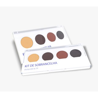 Kit Sombra Para Sobrancelhas + Primer PhálleBeauty PH0322 em Oferta na Shopee