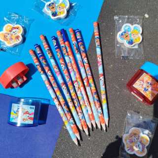 Kit escolar Patrulha Canina: 2 Lápis, borracha e apontador e/ou lápis de cor (Canina/Skye) | TRIS em Oferta na Shopee