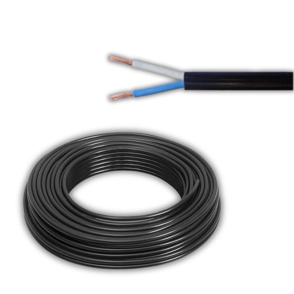 Cabo de energia de cobre fio Pp 2x1,00mm