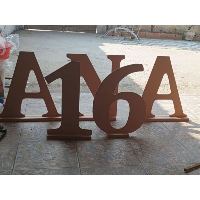 kit com 2 letras 70cm