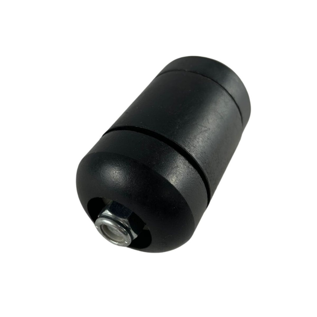 1 Unid Rolete 9 Rolo Roller Maciço Proteção Reboque Carretinha Jet