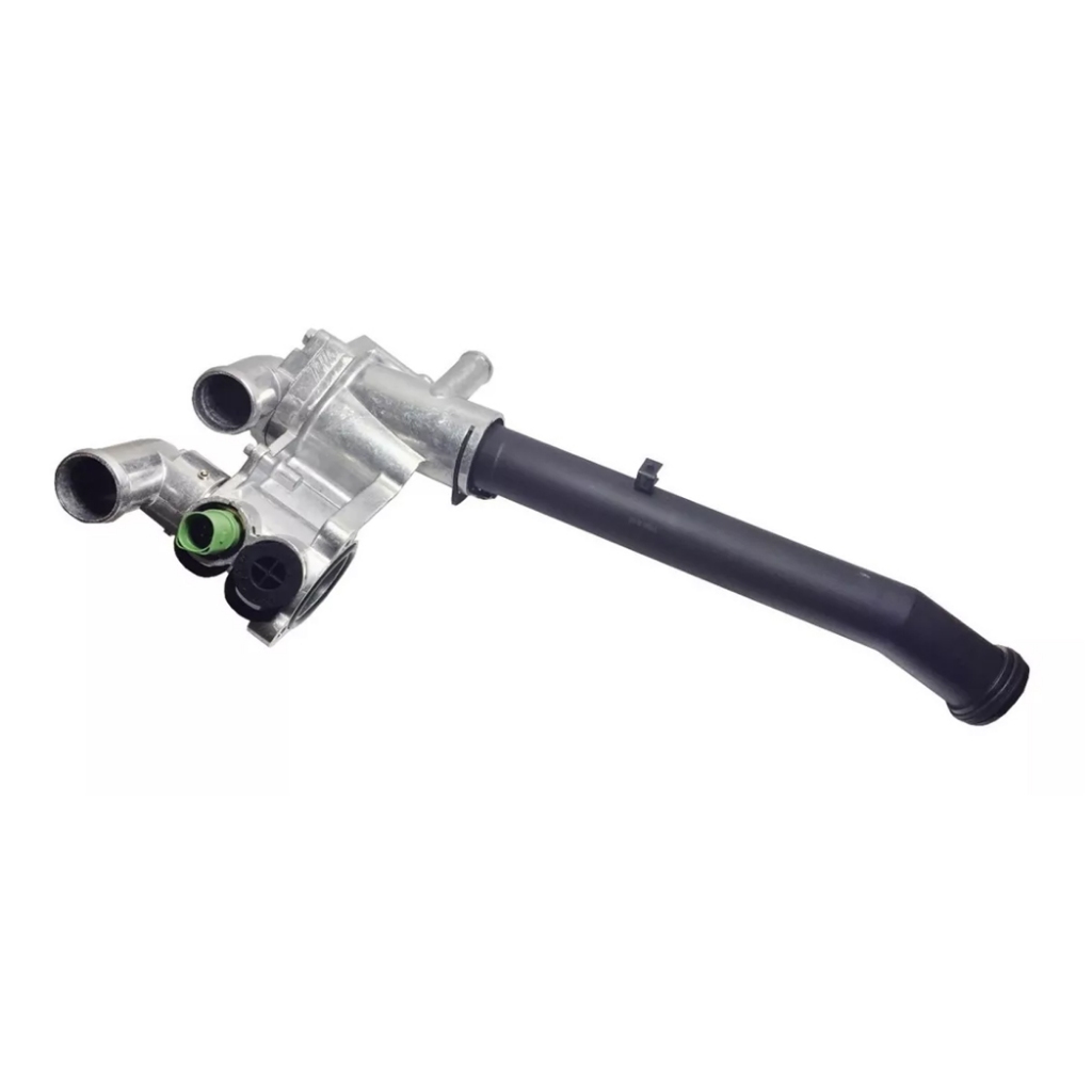 Carcaça Válvula Termostática com Cavalete de Alumínio e Sensor Verde para Gol G5 e Voyage