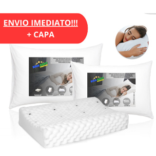 Travesseiros Cervical Sublime Ortopédico Magnético BraSoft em Oferta na Shopee