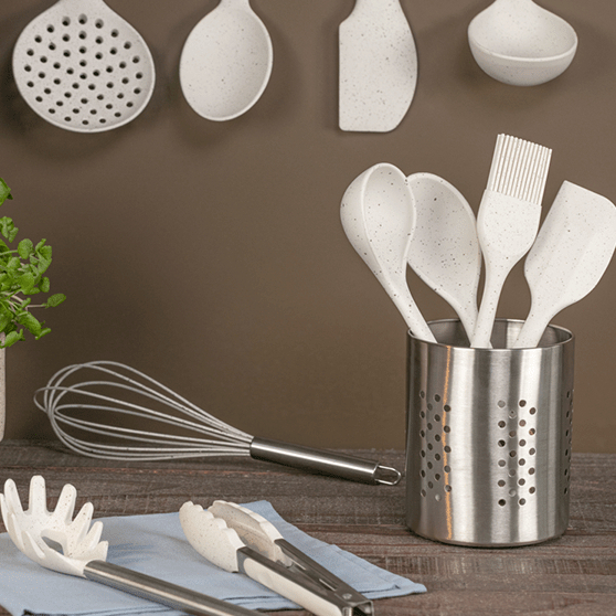 Utensílios De Cozinha Silicone Vanilla Resistente Alta Temperatura Cozinha - Brinox