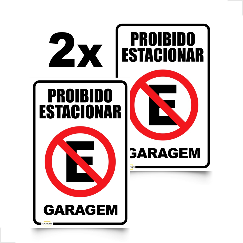 Placa de Proibido: Onde Comprar | BuscaProdutos